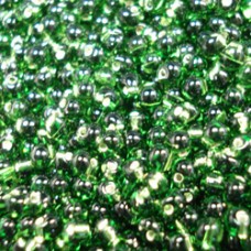 2.8mm Miyuki Drop Beads - Silver Lined Olive