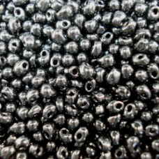 2.8mm Miyuki Drop Beads - Black