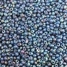 2.8mm Miyuki Drop Beads - Dk Blue Iris