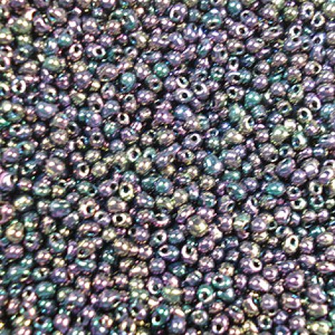 2.8mm Miyuki Drop Beads - Dk Plum Iris