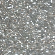 4mm Magatama Silver Lined Crystal Seed Beads - 12gm