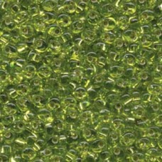 4mm Miyuki Magatama Drop Seed Beads - Silver Lined Chartreuse