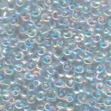 4mm Transp Crystal AB Magatama Drops