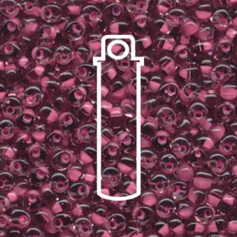 4mm Magatama Drop Beads - Pink Lined Smokey Amethyst - 24gm 4mm Magatama Drop Beads - Pink Lined Smokey Amethyst - 24gm