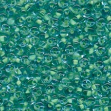 4mm Miyuki Magatama Drops - Mint Green Lined Aqua