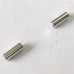 22x4mm (3.2mm ID) Antique Silver Plated Magnetic Tube Clasp