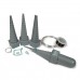 Beadsmith Wire Elements Mandrel 4X - Set of 4 - Round, Oval, Square, Triangle Beadsmith Wire Elements Mandrel 4X - Set of 4 - Round, Oval, Square, Triangle