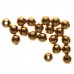 4mm Beadsmith Gold Plated Smooth Round Beads - Pack of 24