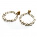 4mm Beadsmith Gold Plated Smooth Round Beads - Pack of 24