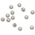 4mm Beadsmith Silver Plated Smooth Round Beads - Pack of 72