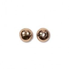 5mm Copper Plated Round Spacer Beads - Pack of 72