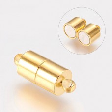 17x5mm Nickel Free Gold Plated Magnetic Clasps