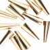 19.1mm Beadsmith Metal Elements Metal Cones - Pack of 24 - Gold Plated 19.1mm Beadsmith Metal Elements Metal Cones - Pack of 24 - Gold Plated