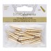 19.1mm Beadsmith Metal Elements Metal Cones - Pack of 24 - Gold Plated 19.1mm Beadsmith Metal Elements Metal Cones - Pack of 24 - Gold Plated