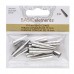 19.1mm Beadsmith Metal Elements Metal Cones - Pack of 24 - Silver Plated 19.1mm Beadsmith Metal Elements Metal Cones - Pack of 24 - Silver Plated