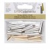 24.6mm Beadsmith Metal Elements Metal Cones - Pack of 24 - 12 Silver, 12 Gold 24.6mm Beadsmith Metal Elements Metal Cones - Pack of 24 - 12 Silver, 12 Gold