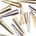 24.6mm Beadsmith Metal Elements Metal Cones - Pack of 24 - 12 Silver, 12 Gold 24.6mm Beadsmith Metal Elements Metal Cones - Pack of 24 - 12 Silver, 12 Gold