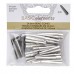 24.6mm Beadsmith Metal Elements Metal Cones - Pack of 24 - Silver Plated