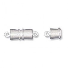 11x5mm Magnetic Clasp - Silver Plated 