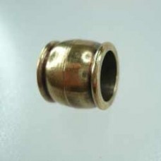 Round Magnetic Clasp for 10mm Cord - Antique Brass
