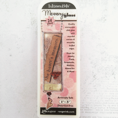 Ranger Memory Glass - 1x3" (25x75mm) - Pack of 24