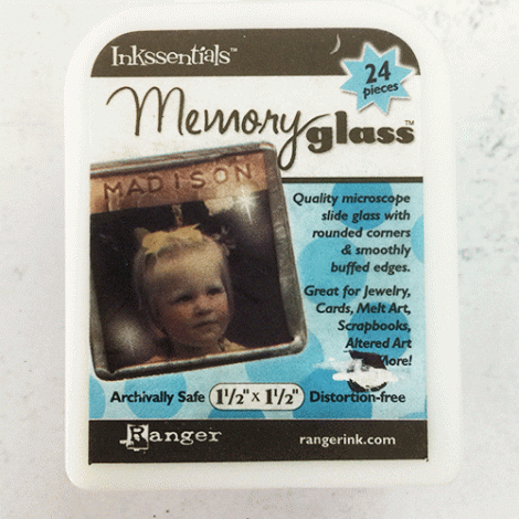 Ranger Memory Glass - 1.5x1.5" (3.8cm) - Box of 24 