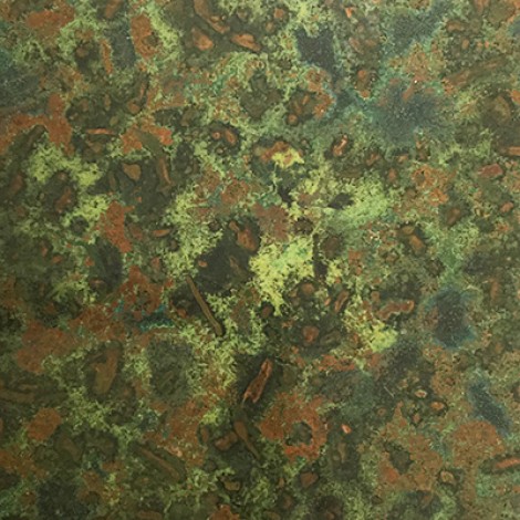 75mm 24ga Copper Verde Azul Patina Metal Sheet