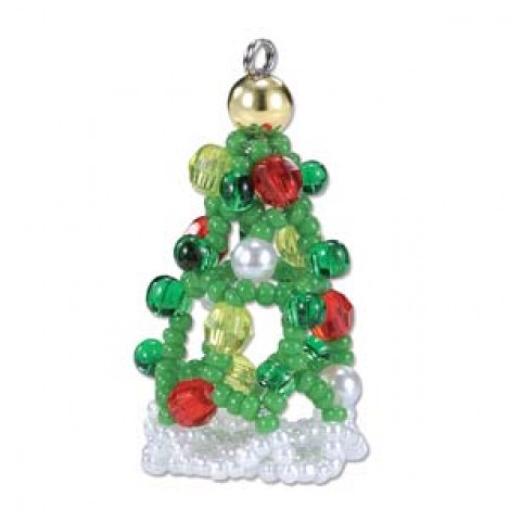 Miyuki Xmas Tree Beaded Ornament Kit