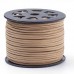 3x1.5mm Flat Faux Suede Cord - Natural - 100yd (91m) Roll 3x1.5mm Flat Faux Suede Cord - Natural - 100yd (91m) Roll