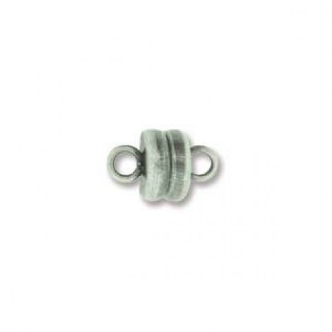6mm Antique Silver Plated Magnetic Clasps