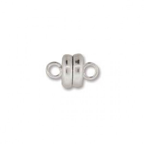 5x8mm Silver Plated Magnetic Clasp
