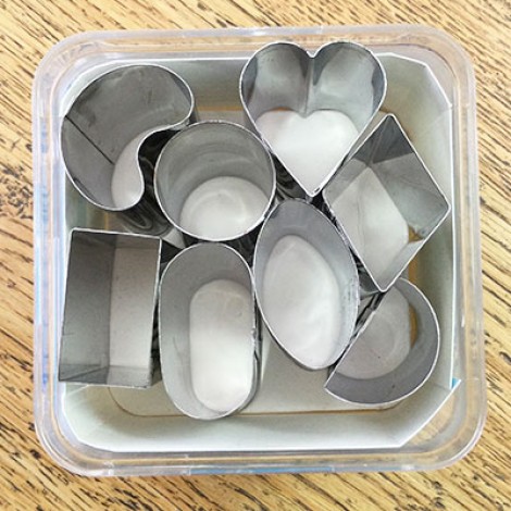 Ateco Petit Four Cutters - Stainless Steel - Set of 8 - 2ND as missing one cutter