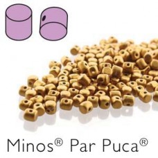 2.5x3mm Cz Minos Beads - Bronze Gold Matte