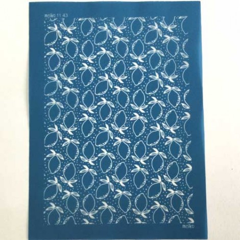 Moiko Silk Screen - 74x105mm - Design 11.43 - Lemons