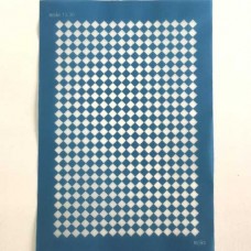 Moiko Silk Screen - 74x105mm - Design 13.30 - Diamond Check