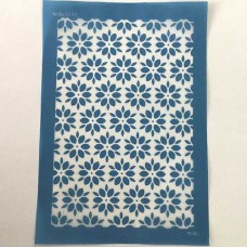 Moiko Silk Screen - 74x105mm - Design 13.40 - Reverse Daisies