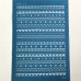 Moiko Silk Screen - 74x105mm - Design 7.36 - Zig Zag Stripes