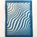 Moiko Silk Screen - 74x105mm - Design 9.24 - Wavy Lines