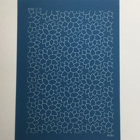 Moiko Silk Screen - 74x105mm - Design 12.35 - Succulents Moiko Silk Screen - 74x105mm - Design 12.35 - Succulents
