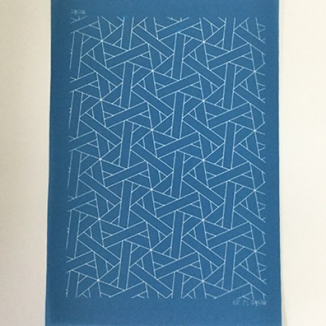 Moiko Silk Screen - 74x105mm - Design 12.39 - Basketweave