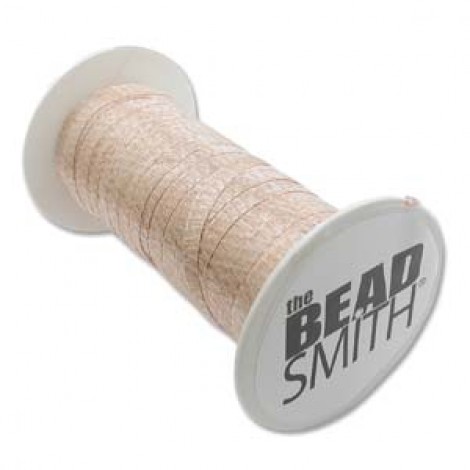 6mm WireLace Metallic Tubular Ribbon - Rose Gold - per metre