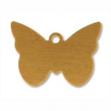 15x21mm Brass Butterfly Blank Drops