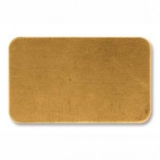 23x14mm 24ga Raw Brass Rectangle Metal Blanks - Pack of 4