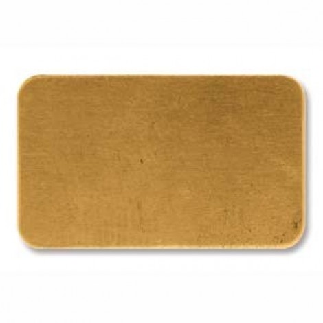 23x14mm 24ga Raw Brass Rectangle Metal Blanks - Pack of 4 23x14mm 24ga Raw Brass Rectangle Metal Blanks - Pack of 4