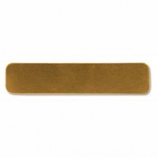 45x10mm 24ga Raw Brass Metal Stamping Blank - Pack of 4