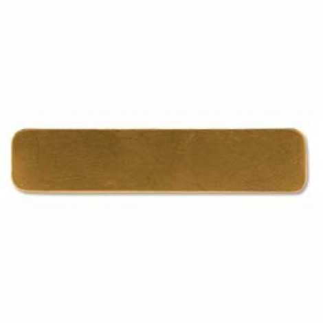 45x10mm 24ga Raw Brass Metal Stamping Blank - Pack of 4