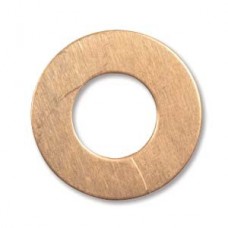 19mm (3/4") 24ga Copper Blank Washers - Pack of 2