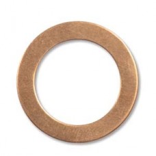22mm (7/8") 24ga Copper Blank Washers - Pack of 2
