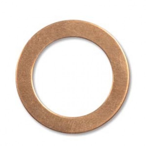 22mm (7/8") 24ga Copper Blank Washers - Pack of 2 22mm (7/8") 24ga Copper Blank Washers - Pack of 2