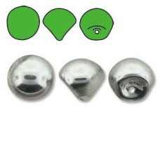 9x8mm Czech Mushroom Beads - Crystal Labrador - Pack of 10